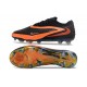 Chaussures de Football Nike Phantom 6 Elite Low FG Noir Brt Rouge foncé