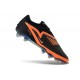 Chaussures de Football Nike Phantom 6 Elite Low FG Noir Brt Rouge foncé