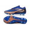 Crampons Nike Phantom 6 Elite Low FG Bleu Marine Cuivre Métallique