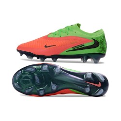 Chaussures de Football Nike Phantom 6 Elite Low FG Rouge Vert