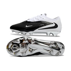 Chaussures de Football Nike Phantom 6 Elite Low FG Noir Blanc