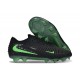 Chaussures de Football Nike Phantom 6 Elite Low FG Noir Vert Illusion