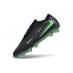 Chaussures de Football Nike Phantom 6 Elite Low FG Noir Vert Illusion