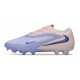 Chaussures de Football Nike Phantom 6 Elite Low FG Bleu lavande Pêche pâle