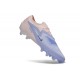 Chaussures de Football Nike Phantom 6 Elite Low FG Bleu lavande Pêche pâle