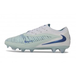 Chaussures de Football Nike Phantom 6 Elite Low FG Bleu Glacier