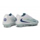 Chaussures de Football Nike Phantom 6 Elite Low FG Bleu Glacier