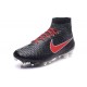 Nouvelle Crampons Nike Magista Obra FG Hommes Noir Rouge Blanc