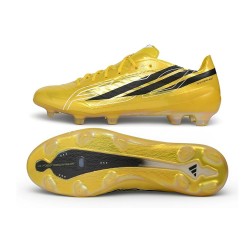 Chaussure Neuf NOUVEAU adidas F50 Hyperfast Elite FG Dore Noir