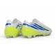 Chaussure Neuf NOUVEAU adidas F50 Hyperfast Elite FG Blanc Bleu Jaune