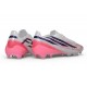 Chaussure Neuf NOUVEAU adidas F50 Hyperfast Elite FG Blanc Noir Rose