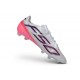Chaussure Neuf NOUVEAU adidas F50 Hyperfast Elite FG Blanc Noir Rose