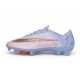 Crampons de Football Nike Mercurial Superfly 11 Elite FG Blanc Bleu Orange