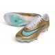 Crampons de Football Nike Mercurial Superfly 11 Elite FG Mtlc Or Vert luminescent