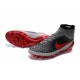 2016 Chaussure de Football Nike Magista Obra FG Gris Noir Rouge