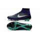 Nouvelle Crampons Nike Magista Obra FG Hommes Vert Violet Noir Blanc