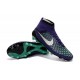 Nouvelle Crampons Nike Magista Obra FG Hommes Vert Violet Noir Blanc