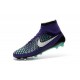 Nouvelle Crampons Nike Magista Obra FG Hommes Vert Violet Noir Blanc