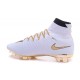 2016 Chaussures Nike Mercurial Superfly FG Blanc Or Noir