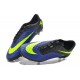 Nouveau Nike Hypervenom Phantom FG Chaussure de Football Hommes Bleu Noir Jaune