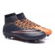 Nouveau Chaussures de Football Nike Mercurial Superfly 4 FG Noir Orange Blanc