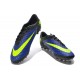 Nouveau Nike Hypervenom Phantom FG Chaussure de Football Hommes Bleu Noir Jaune