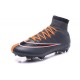 Nouveau Chaussures de Football Nike Mercurial Superfly 4 FG Noir Orange Blanc