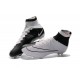 Nouveau Chaussures de Football Nike Mercurial Superfly 4 FG Noir Blanc