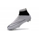 Nouveau Chaussures de Football Nike Mercurial Superfly 4 FG Noir Blanc