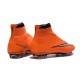 Nouveau Chaussures de Football Nike Mercurial Superfly 4 FG Orange Argenté Noir