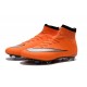 Nouveau Chaussures de Football Nike Mercurial Superfly 4 FG Orange Argenté Noir