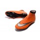 Nouveau Chaussures de Football Nike Mercurial Superfly 4 FG Orange Argenté Noir