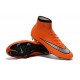 Nouveau Chaussures de Football Nike Mercurial Superfly 4 FG Orange Argenté Noir