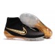 Nouvelle Crampons Nike Magista Obra FG Hommes Noir Blanc Or