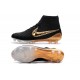 Nouvelle Crampons Nike Magista Obra FG Hommes Noir Blanc Or
