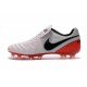 Nike 2016 Chaussures Nike Tiempo Legend VI FG Blanc Rouge Noir