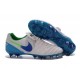 Chaussures Nike Tiempo Legend 6 FG Pas Cher Blanc Bleu Vert