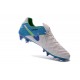 Chaussures Nike Tiempo Legend 6 FG Pas Cher Blanc Bleu Vert