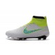 Nouvelle Crampons Nike Magista Obra FG Hommes Blanc Volt Vert Noir