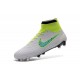 Nouvelle Crampons Nike Magista Obra FG Hommes Blanc Volt Vert Noir