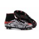 Nike HyperVenom Phantom II FG Football Crampons Noir Rouge Blanc