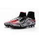 Nike HyperVenom Phantom II FG Football Crampons Noir Rouge Blanc