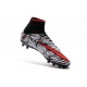 Nike HyperVenom Phantom II FG Football Crampons Noir Rouge Blanc