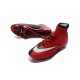 2016 Chaussures Nike Mercurial Superfly FG Rouge Noir Blanc