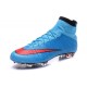 Nouveau Chaussures de Football Nike Mercurial Superfly 4 FG Bleu Rouge Noir