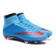 Nouveau Chaussures de Football Nike Mercurial Superfly 4 FG Bleu Rouge Noir