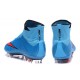 Nouveau Chaussures de Football Nike Mercurial Superfly 4 FG Bleu Rouge Noir