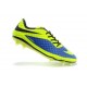 Nouveau Nike Hypervenom Phantom FG Chaussure de Football Hommes Bleu Vert