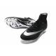 Nouveau Chaussures de Football Nike Mercurial Superfly 4 FG Argenté Noir