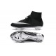 Nouveau Chaussures de Football Nike Mercurial Superfly 4 FG Argenté Noir